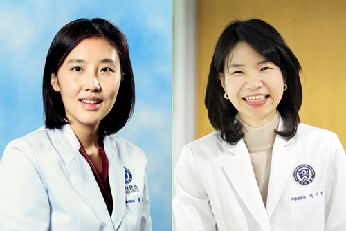 <권유진(좌), 이지원(우) 교수. 사진=연세의료원>
