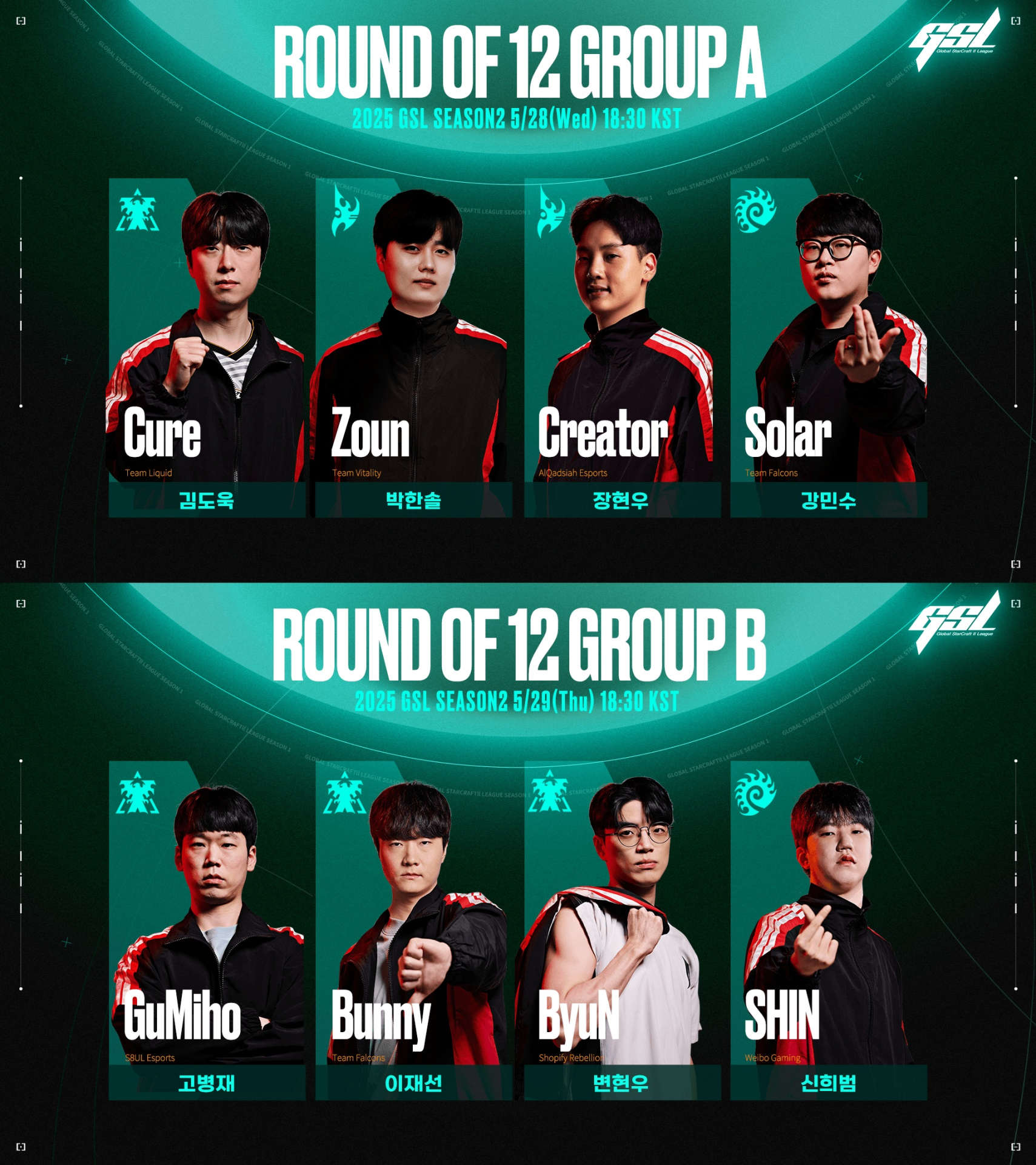 EWC 출전권 주인공은…SOOP, 글로벌 스타크래프트 II 리그 ‘2025 GSL 시즌2’ 개막