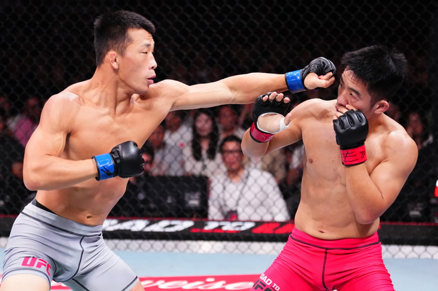 ‘스턴건’ 김동현 제자 김상욱, UFC 결승서 마르 판과 대결…“둘 중 하나는 KO”