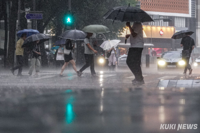 강릉 가뭄에 '단비'…누적 강수량 42.9㎜